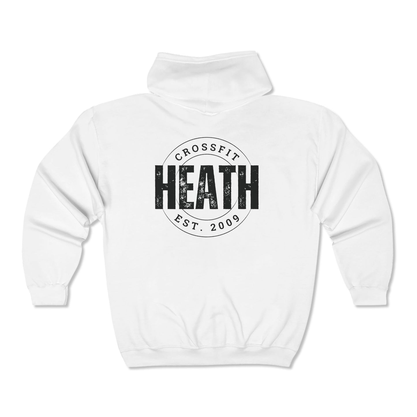 CFH Black logo Full Zip Hooded Sweatshirt