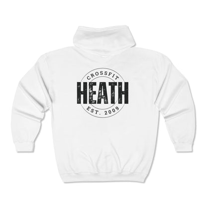 CFH Black logo Full Zip Hooded Sweatshirt