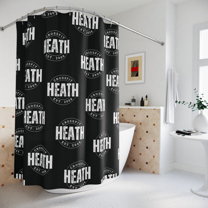 CrossFit Logo Shower Curtain - Stylish & Functional Bathroom Decor for Fitness Enthusiasts