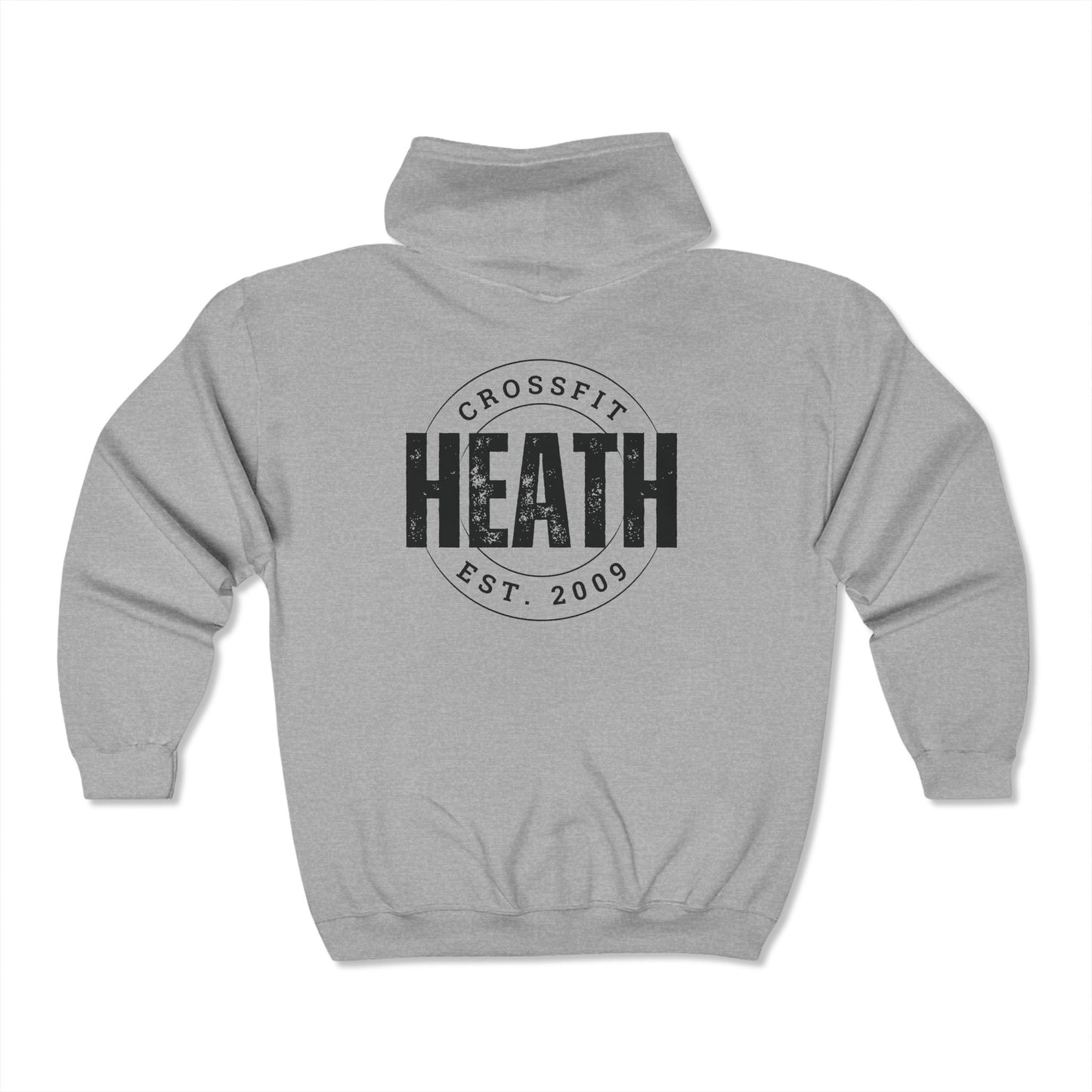 CFH Black logo Full Zip Hooded Sweatshirt