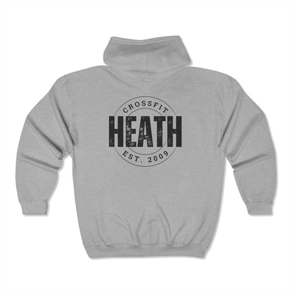 CFH Black logo Full Zip Hooded Sweatshirt