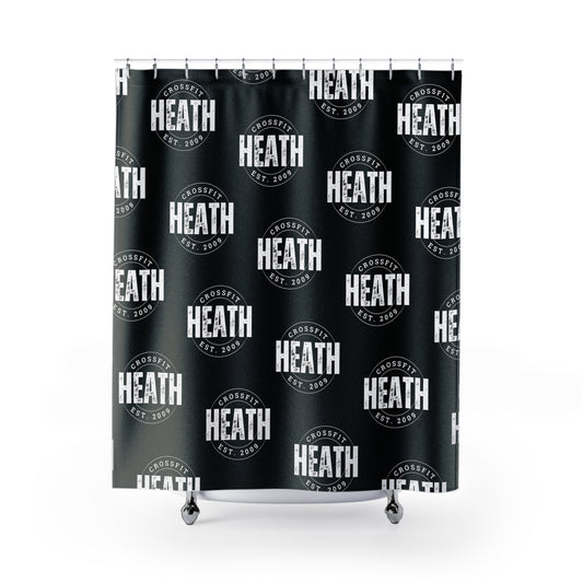 CrossFit Logo Shower Curtain - Stylish & Functional Bathroom Decor for Fitness Enthusiasts