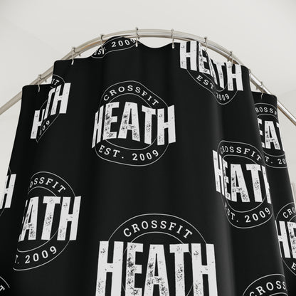 CrossFit Logo Shower Curtain - Stylish & Functional Bathroom Decor for Fitness Enthusiasts